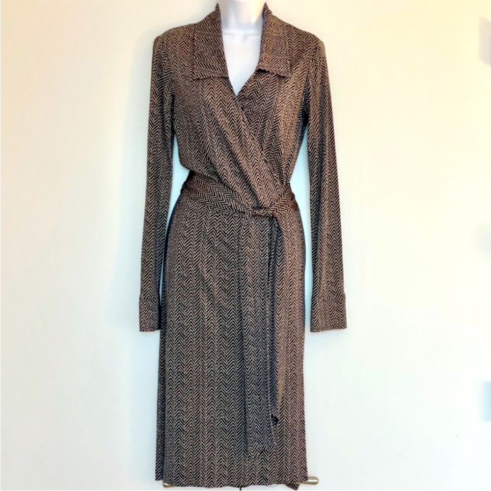 Vintage Diane von Furstenberg Wrap Dress - Size 8